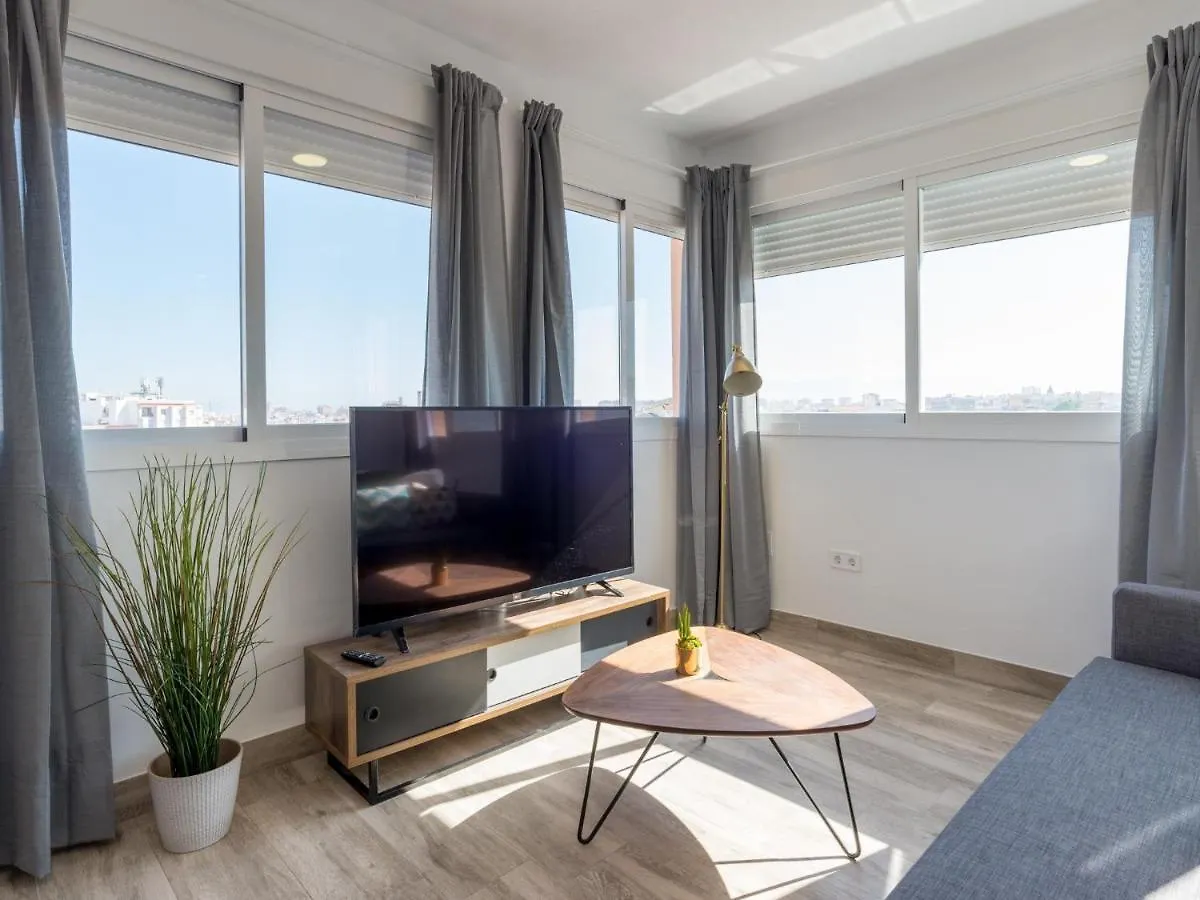 Magnifico Atico Terraza Con Vistas 2Hab Ac Apartment Malaga