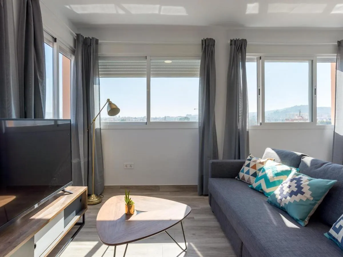 Magnifico Atico Terraza Con Vistas 2Hab Ac Apartment Malaga 0*,