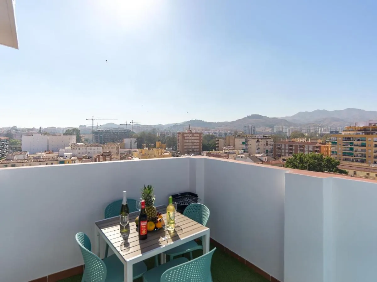 Magnifico Atico Terraza Con Vistas 2Hab Ac Apartment Malaga Spain